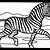 free kids coloring page zebra