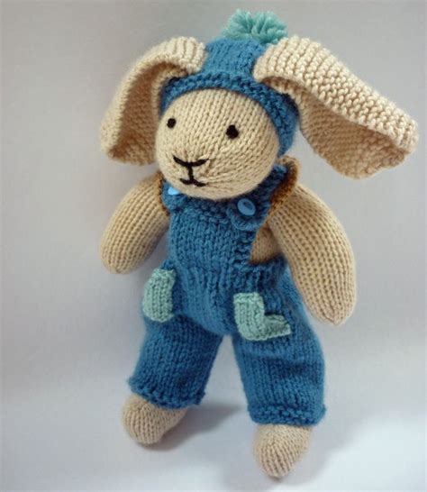 Mother Bunny rabbit doll knitting pattern INSTANT