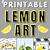 free lemon printable