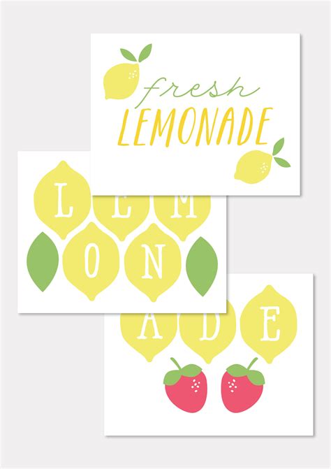 Two Magical Moms Lemonade Stand Sign & Bunting Banner {FREE PRINTABLE}