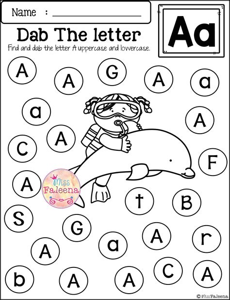FREE Letter Recognition Worksheets A to Z