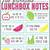free lunchbox notes printable