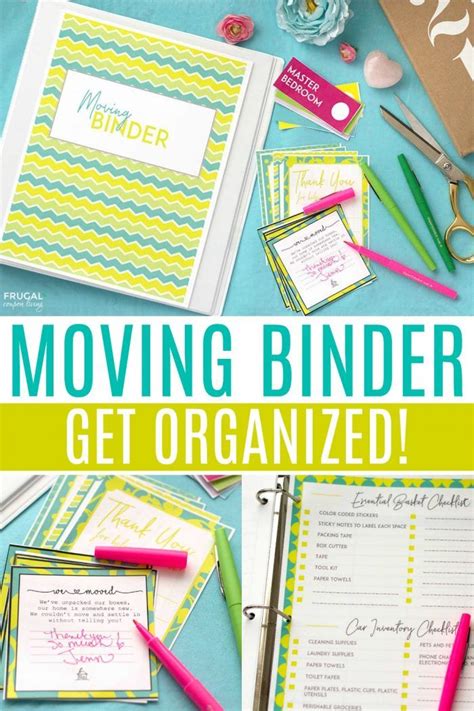 Moving Binder {33 Pages} Journals to Freedom Printables