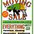 free moving sale sign template