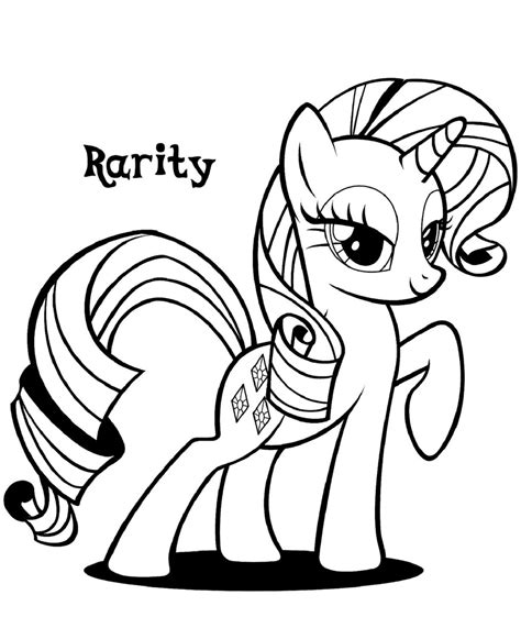 Cute My Little Pony Coloring Pages at Free printable