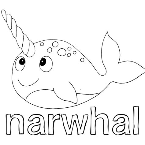 Narwhal Coloring Pages Best Coloring Pages For Kids