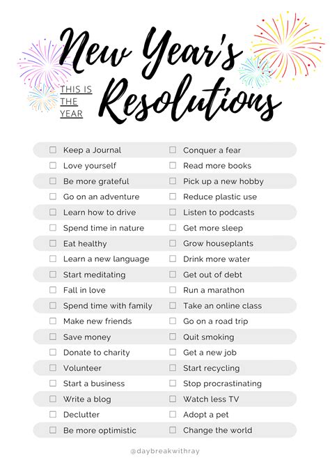 70 Truly Good New Year's Resolutions (Top Ideas for 2021)