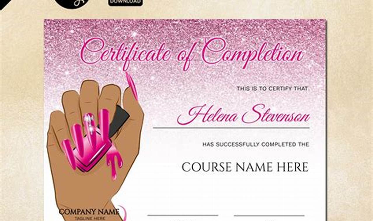 free online nail course with certificate