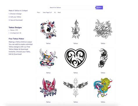 Inspiring Free Online Tattoo Design Creator Ideas