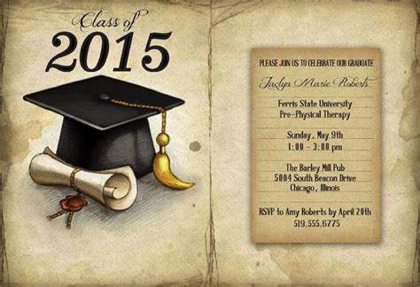 40+ Best Collections Downloadable Graduation Party Invitation Template