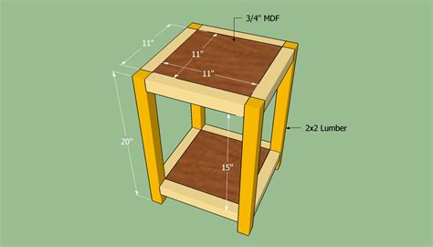 12 Incredible DIY End Tables Simple End Table Ideas