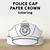 free police hat printable
