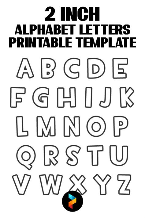 6 Best 2 Inch Alphabet Letters Printable Template
