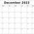 free printable 2022 december calendar