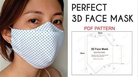 3D Face Mask Pattern Pdf Free 10 Free Face Masks To Sew At Home