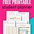 free printable academic planner