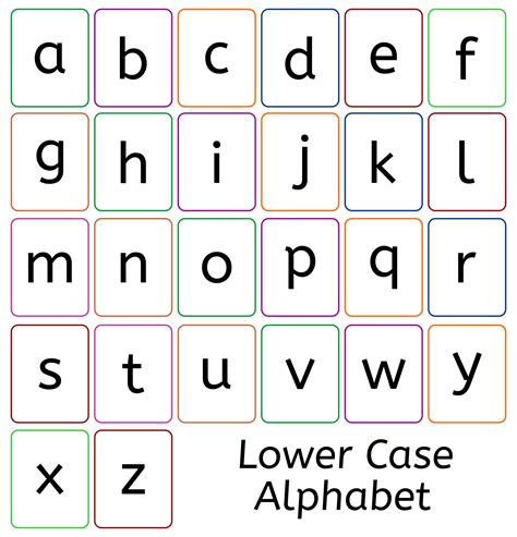 Alphabet Flashcards Uppercase, Lowercase, & Punctuation The Happy