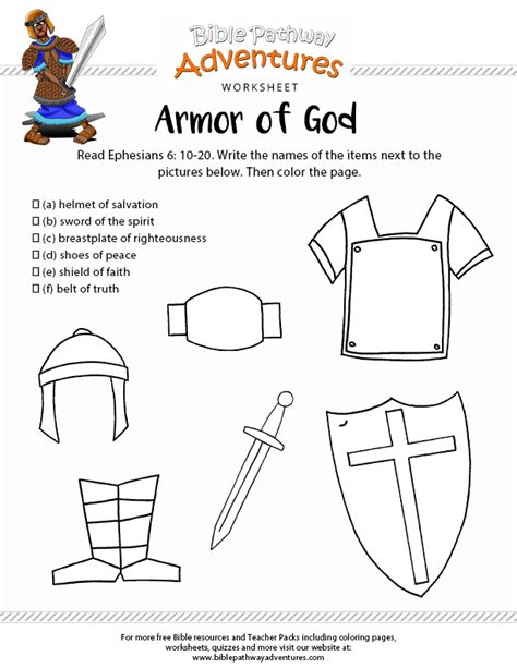 Armor of god, Armors and Printable crafts on Pinterest