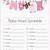 free printable baby shower games unscramble words