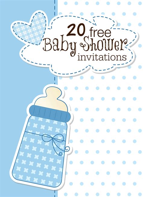 Free Printable Baby Sprinkle Invitations Apt Parenting