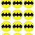 free printable batman cupcake toppers