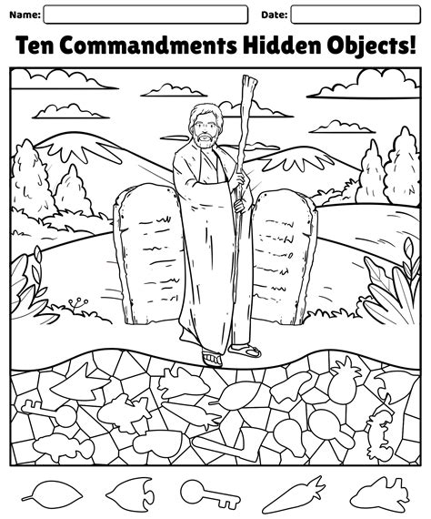 Bible Story Hidden Pictures Printable That are Decisive Bates's Website