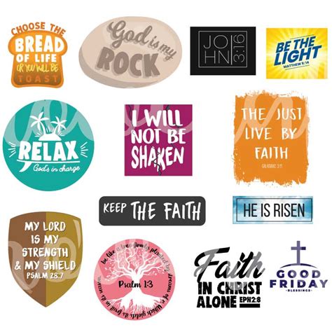 Free Printable Bible Stickers