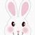 free printable bunny face template