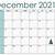 free printable calendar december