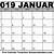 free printable calendar january 2019