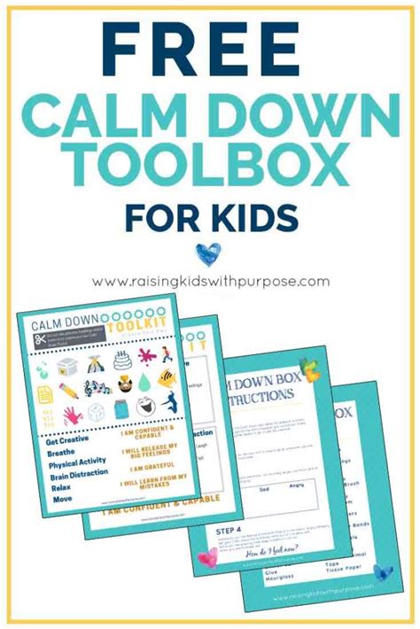 Free Printable Calm Down Strategies Story for Kids And Next Comes L