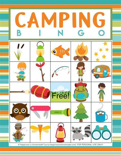 Camping Activities Discover Camping printables free for kids Summer