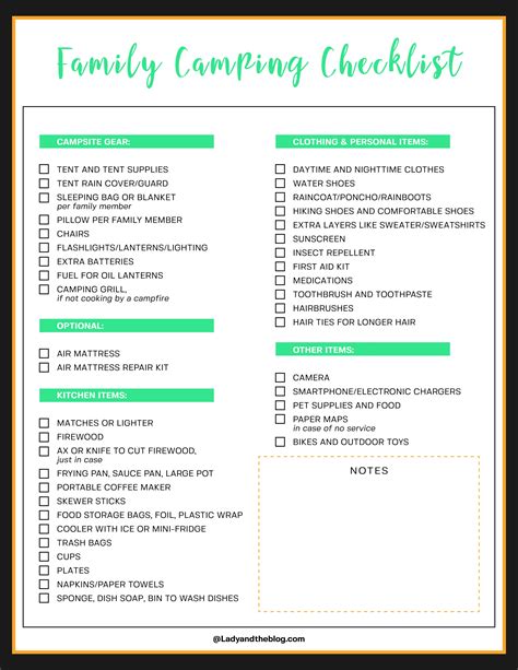 20+ Camping Checklist Templates DOC, PDF, Excel Free & Premium