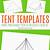 free printable camping tent template