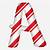 free printable candy cane letters