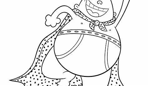 Free Printable Captain Underpants Coloring Pages ScribbleFun