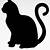 free printable cat silhouette