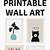 free printable childrens wall art