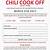 free printable chili cook off entry form template