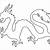 free printable chinese dragon template