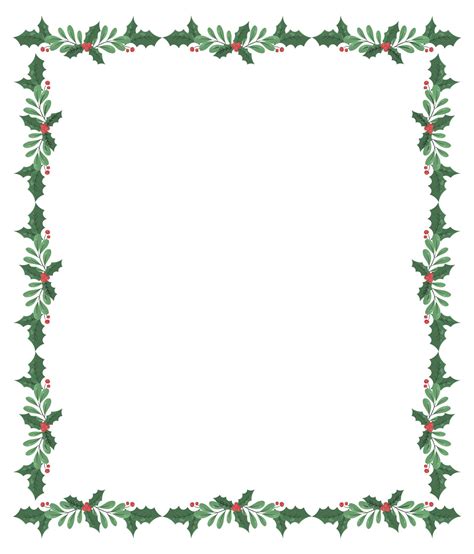 5 Best Images of Free Printable Christmas Border Templates Free