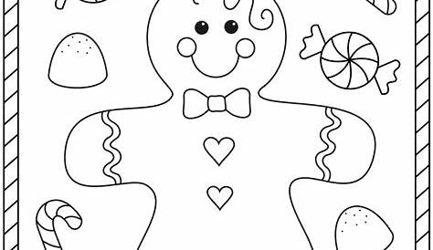 Free Printable Christmas Coloring Pages Kindergarten Tree For Kids