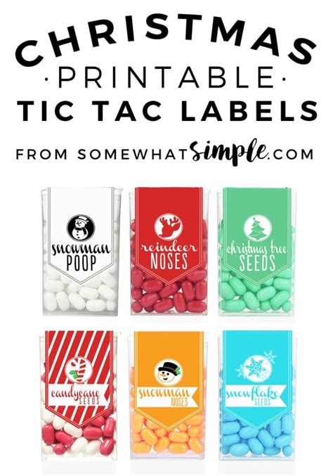 Free Printable Tic Tac Labels Free Printable A to Z