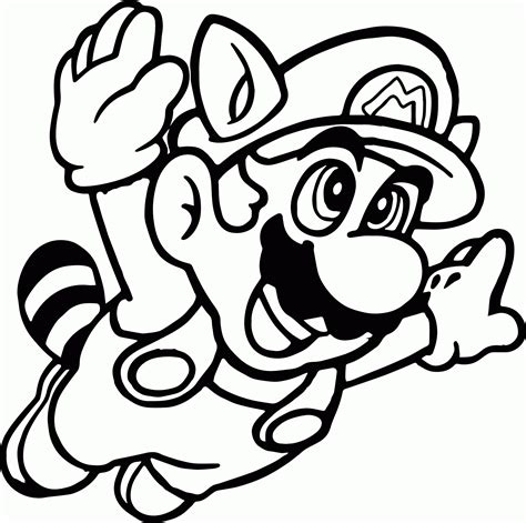 Cat Mario Coloring Pages at GetDrawings Free download