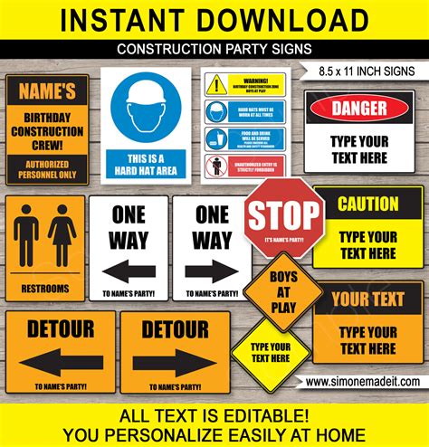 Cheap Free Printable Construction Site Signs, find Free Printable