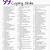free printable coping skills lists