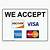 free printable credit card signs