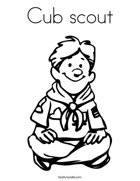 Cub Scout Coloring Pages