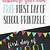 free printable customizable first day of school signs