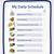 free printable daily schedule templates for children with autism